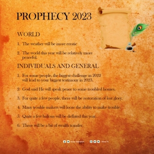 2023 Prophecy